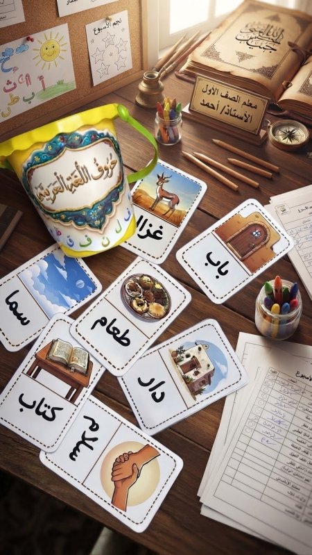 دلو الحروف و الكلمات العربية